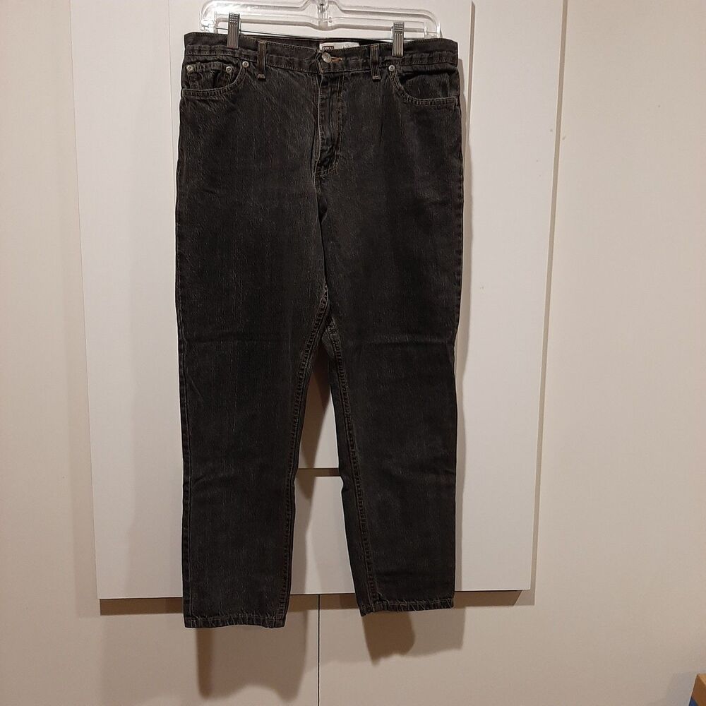 Women's Vintage Faded Glory Dark Blue Denim Jeans Classic Fit 12P